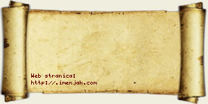 Jana Mitanović vizit kartica